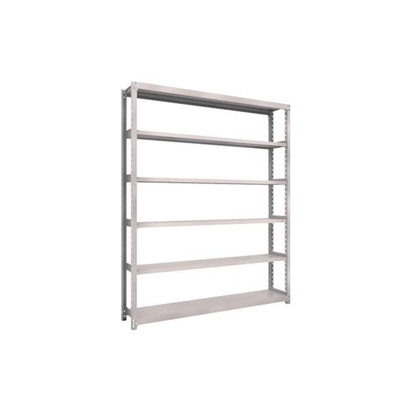 トラスコ TRUSCO スチールラック M2型 W1760×D300×H2100 6段 単体 ネオグレー M2-7636 506-8690