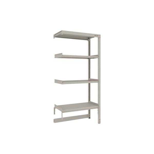 トラスコ TRUSCO スチールラック M2型軽中量棚 台車天板収納型 860×450×H1800 4段 連結 M2-DB6344B 271-9380