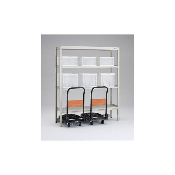 ＴＲＵＳＣＯ　スチールラック　Ｍ２型軽中量棚　台車天板収納型　１７６０Ｘ６００ＸＨ１８００　４段　連結 TRUSCO スチールラック M2型軽中量棚 台車天板収納型 1160X450XH1800 4