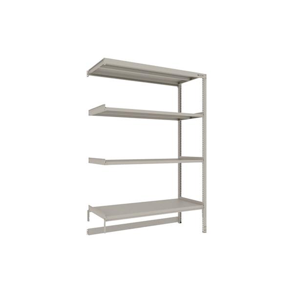 トラスコ TRUSCO スチールラック M2型軽中量棚 台車天板収納型 1460×600×H2100 4段 連結 M2-DB7564B 271-9387