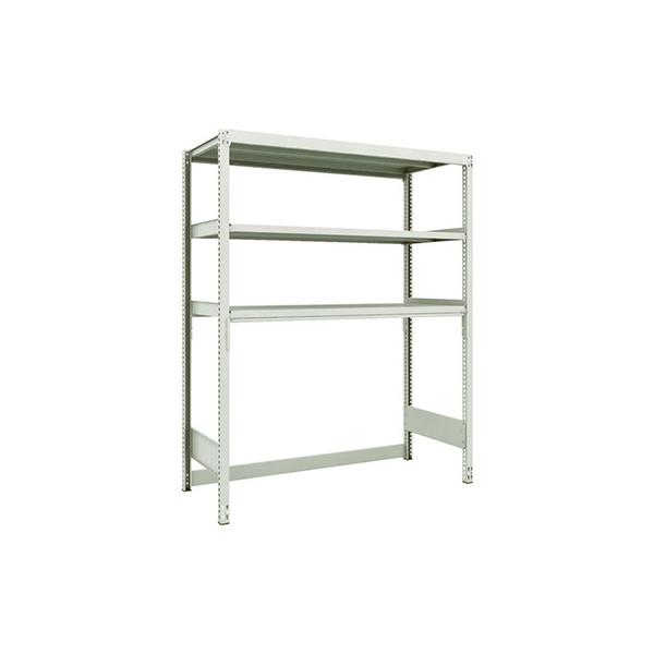 トラスコ TRUSCO スチールラック M2型軽中量棚 下段開放型 1460×600×H1800 3段 単体 M2-SB6563 116-4834
