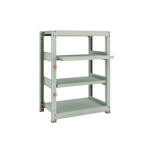 トラスコ TRUSCO スチールラック M3型中量棚 900×571×H1200 4段うちスライド2段 単体 M3-4362M2 149-7790