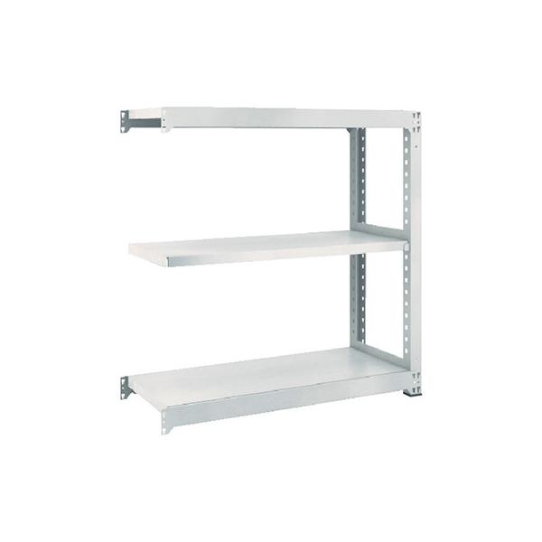 トラスコ TRUSCO スチールラック M3型中量棚 900×571×H1200 3段 連結 ネオグレー M3-4363B 511-0327