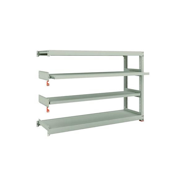 トラスコ TRUSCO スチールラック M3型中量棚 1800×471×H1200 4段うちスライド2段 連結 M3-4652M2B 149-7801