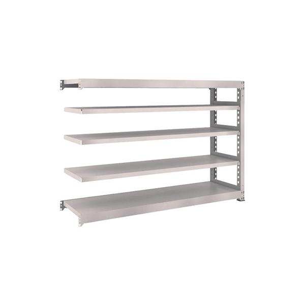 トラスコ TRUSCO スチールラック M3型 W1800×D471×H1200 5段 連結 ネオグレー M3-4655B 508-4903