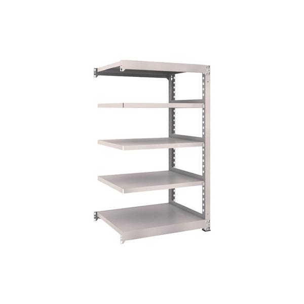 トラスコ TRUSCO スチールラック M3型 W900×D721×H1500 5段 連結 ネオグレー M3-5375B 508-9620