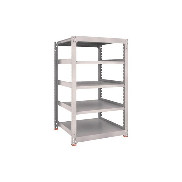 トラスコ TRUSCO スチールラック M3型 W900×D921×H1500 5段 単体 ネオグレー M3-5395 506-5046