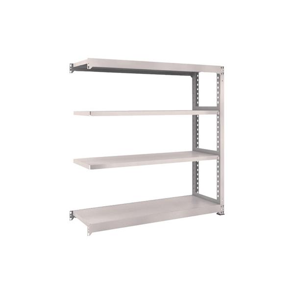 トラスコ TRUSCO スチールラック M3型 W1500×D471×H1500 4段 連結 ネオグレー M3-5554B 508-9689
