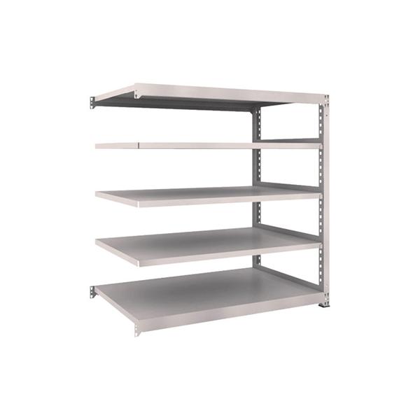 トラスコ TRUSCO スチールラック M3型 W1500×D921×H1500 5段 連結 ネオグレー M3-5595B 508-9824