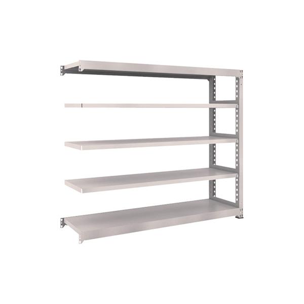 トラスコ TRUSCO スチールラック M3型 W1800×D471×H1500 5段 連結 ネオグレー M3-5655B 508-9719