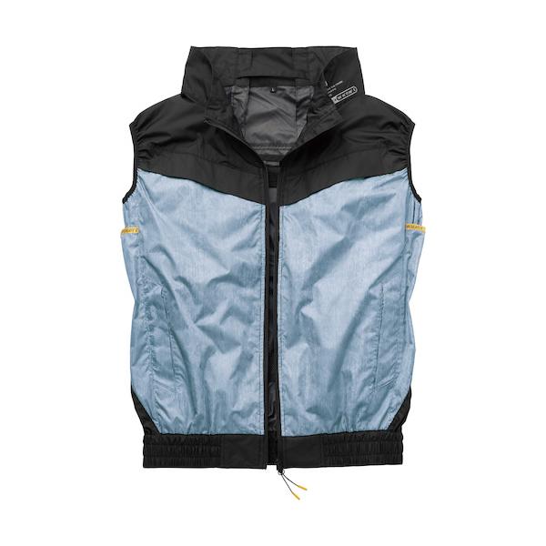 熱中症対策 熱中症対策グッズ 工事現場 現場 空調服風神 クールベスト The tough 空調風神服ベストサージネイビーM 664002002 624-6129