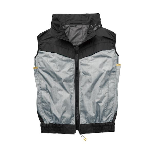 熱中症対策 熱中症対策グッズ 工事現場 現場 空調服風神 クールベスト The tough 空調風神服ベストサージグレーLL 664004007 624-6126