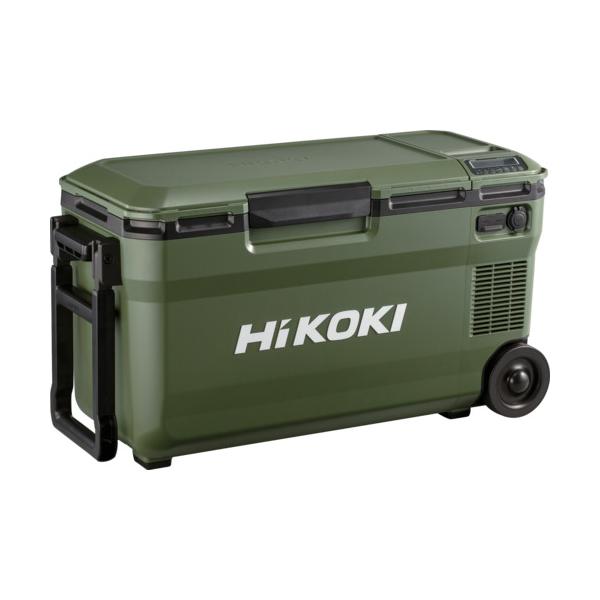 熱中症対策 HiKOKI 18V-14.4V コードレス冷温庫 超大容量サイズ36L フォレストグリーン マルチボルトセット品 UL18DE(WMGZ) 565-6901