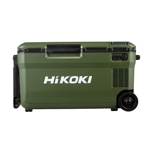 熱中症対策 HiKOKI 18V-14.4V コードレス冷温庫 超大容量サイズ36L フォレストグリーン マルチボルトセット品 UL18DE(WMGZ) 565-6901_1