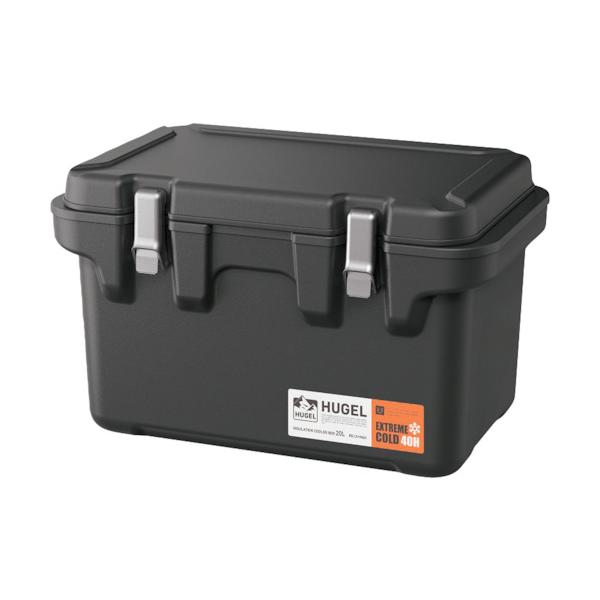 熱中症対策 熱中症対策グッズ 現場 IRIS 294775 HUGEL 真空断熱クーラーボックス 20L チャコールグレー VITC-20-CH 435-9014
