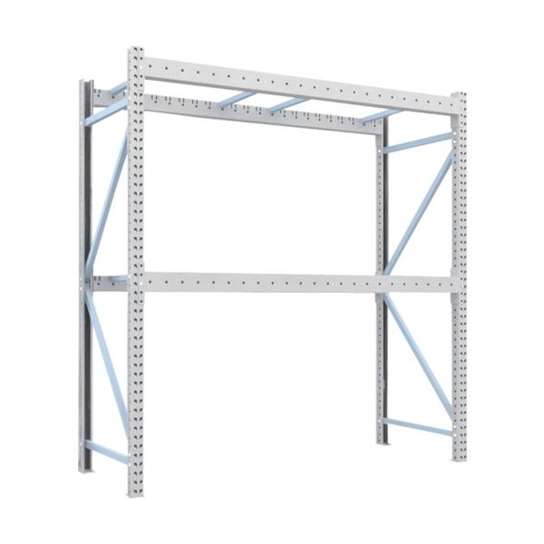 トラスコ TRUSCO オレンジブック 重量パレットラック1トン2300×900×H2500 2段 単体 1D-25B23-09-2 459-1453