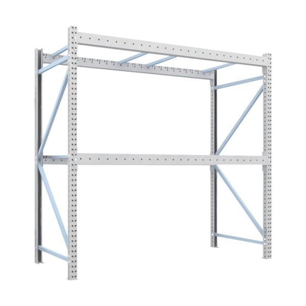 トラスコ TRUSCO オレンジブック 重量パレットラック2トン2500×1100×H2500 2段 単体 2D-25B25-11-2 459-2034