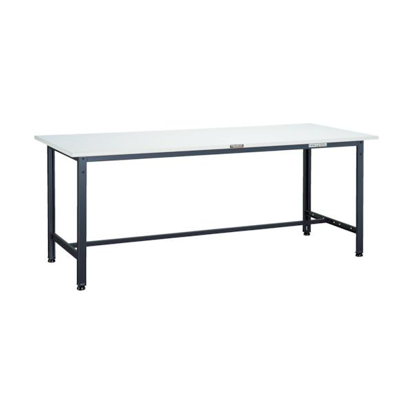 トラスコ TRUSCO 軽荷重作業台（300kg）AE型 1800X750XH740 基本タイプ ダークグレー色 AE-1800 DG 454-3033