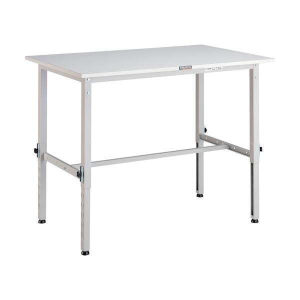 トラスコTRUSCO 軽荷重作業台高さ調節式150kgAEM型 900X750XH650〜950 ホワイト AEM-0975 W 466-7441