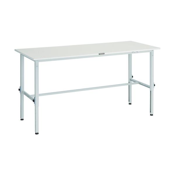 トラスコTRUSCO 軽荷重作業台高さ調節式150kgAEM型 1800X600XH650〜950 基本タイプ ホワイト AEM-1860 W 466-7671