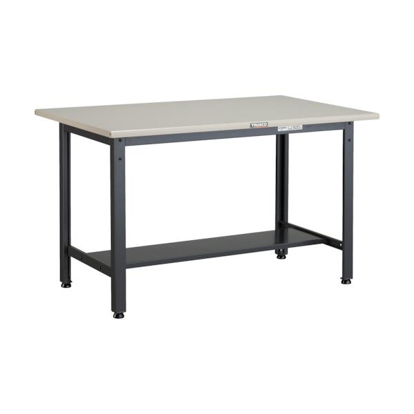 トラスコ TRUSCO 中荷重作業台（500kg）AEW型 1200X600XH740 基本タイプ ダークグレー色 AEWS-1260 285-0079