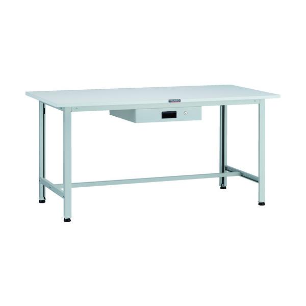 トラスコ TRUSCO 軽荷重作業台（200kg）AO型 1500X750XH740 薄型1段引出付 ホワイト色 AO-1575UDK1 125-9157