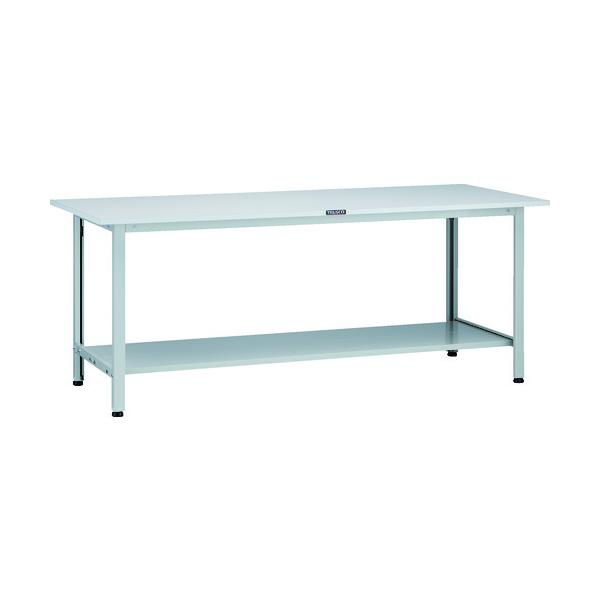 トラスコ TRUSCO オレンジブック 軽荷重作業台（200kg）AO型 1800X600XH740 下棚2枚付 ホワイト色 AO-1860LT2 125-9152