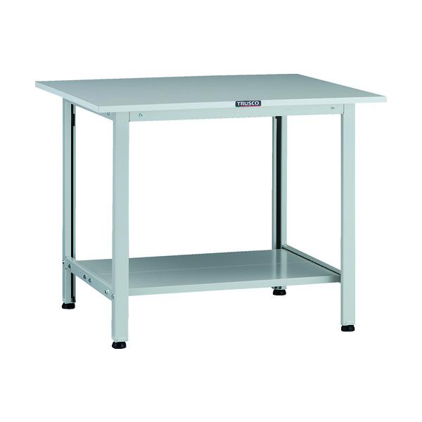 トラスコ TRUSCO オレンジブック 軽荷重作業台（200kg）AO型 900X750XH740 下棚2枚付 ホワイト色 AOR-0975LT2 137-1684