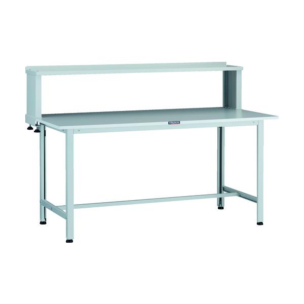 トラスコ TRUSCO 軽荷重作業台（200kg）AO型 1500X600XH1044（全高） 上棚付 ホワイト色 AOR-1560YURB 137-1714