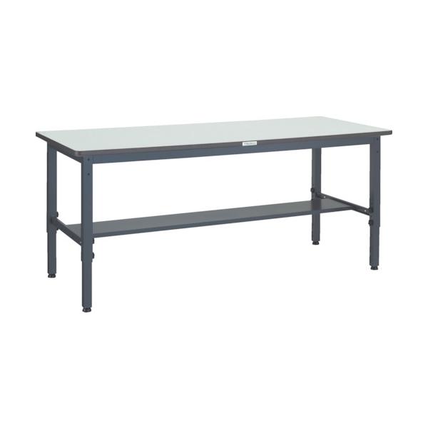 トラスコTRUSCO 軽荷重作業台高さ調節式250kgAWM型 1500X750XH700〜910 ダークグレー AWMP-1575 301-5530