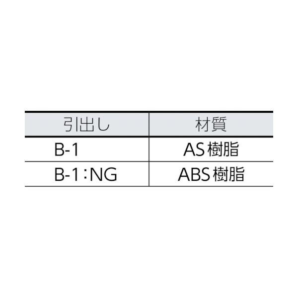 トラスコ TRUSCO オレンジブック パーツケース バンラックケースB型 3列8段 ネオグレー B-38 509-7681_2