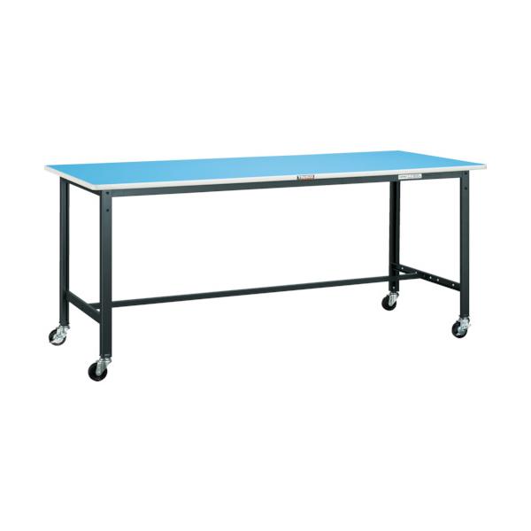 トラスコ TRUSCO オレンジ色書き付け 軽掛け目御勤め台（125kg）BE型 1200X600XH806 φ75キャスター付 白いこと色 BE-1260C75W 856-3731