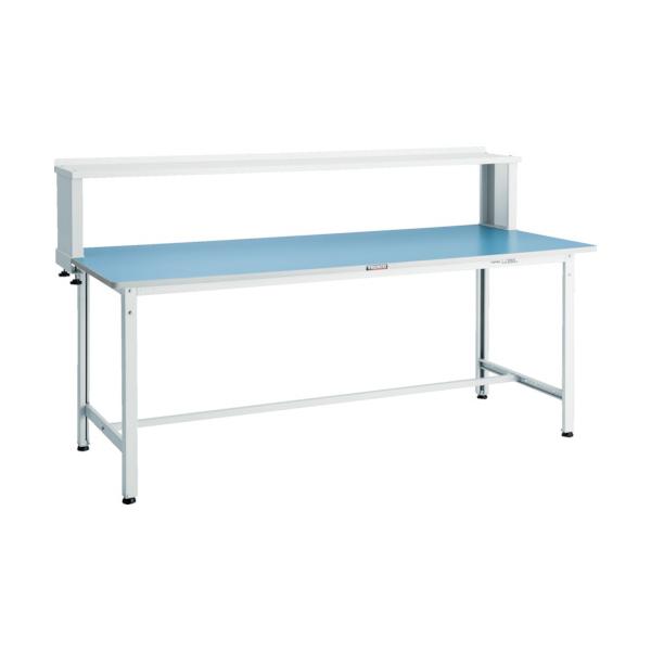 トラスコTRUSCO 軽荷重作業台（250kg）BE型 1800X750XH1044（全高） 上棚付 ダークグレー色 BER-1875YURB 856-3885