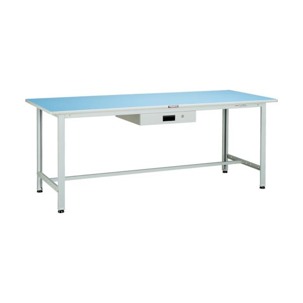 トラスコ TRUSCO オレンジブック 軽荷重作業台（180kg）BO型 1500X600XH740 薄型1段引出付 ホワイト色 BOR-1560UDK1 856-3778