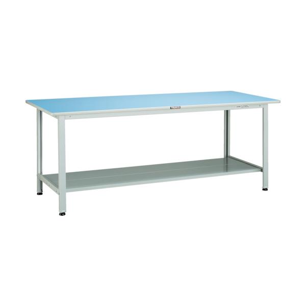 トラスコ TRUSCO オレンジブック 軽荷重作業台（180kg）BO型 1800X600XH740 下棚2枚付 ホワイト色 BOR-1860LT2 856-3787