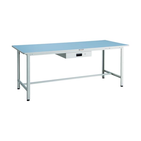 トラスコ TRUSCO オレンジブック 軽荷重作業台（180kg）BO型 1800X750XH740 薄型1段引出付 ホワイト色 BOR-1875UDK1 856-3793