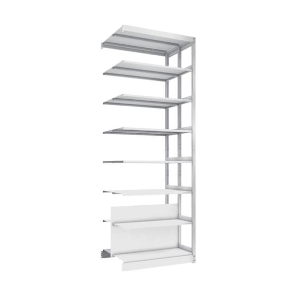 トラスコ中山 株 TRUSCO 単柱書架 複式 A4横 W900XD320XH2275 6段 連結 BS-SD73Y-6B 期間限定 ポイント10倍 TRUSCO 複柱書架 複式 A4横 W900XD320XH2244 6段 連結 ( BS-DD73Y-6B