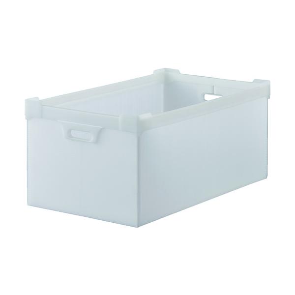 トラスコ TRUSCO オレンジブック ダンボールプラスチック 45L 半透明 DP-560-5N 137-2200