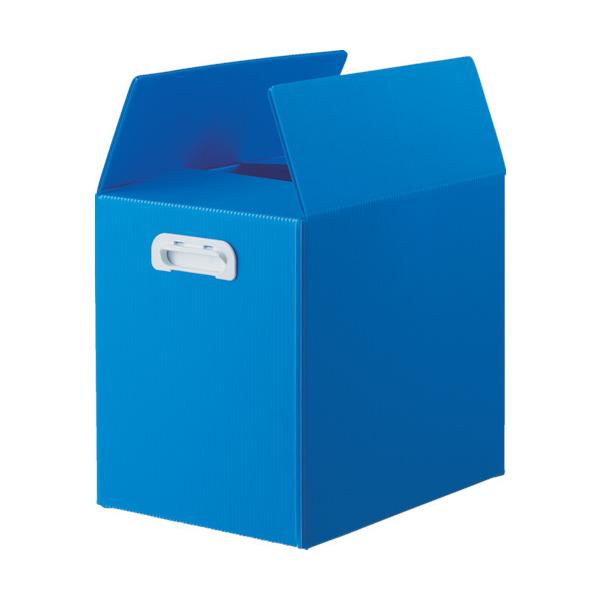 トラスコ TRUSCO オレンジブック ダンボールプラスチックケース 5枚セット B4サイズ 取っ手穴なし ブルー TDP-B4D-5B 114-5744