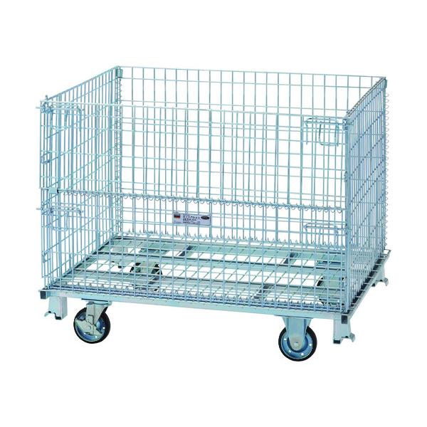 トラスコ TRUSCO オレンジブック ネットパレット車輪付 1200X1000X995 700kg TNP-4NS 462-4106