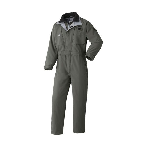 AUTO-BI 防寒つなぎ服 ア-ミ-グリン 4L大きさ 700-013-4L 136-9616 冬 暖房装置 寒さ打つ手 防寒装具