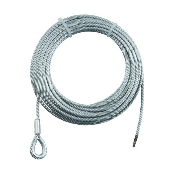 トラスコ TRUSCO オレンジブック 手動ウインチ用SUSワイヤーΦ6×10M用（シンブル入りロック） SUSWWS6-10 767-3400