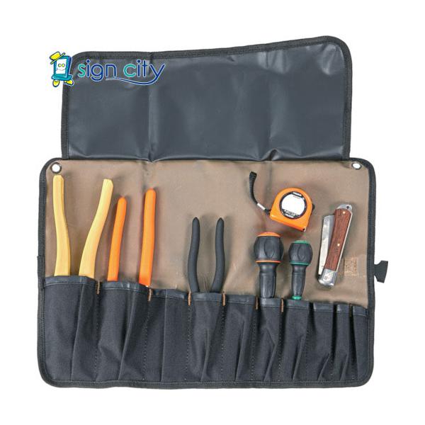 トラスコ TRUSCO 電気工事士技能試験工具 8点入 ツールロールセット DKS-7B 363-9512