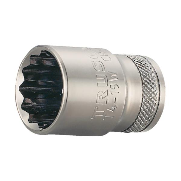TRUSCO(トラスコ) ソケット 12角タイプ 差込角12.7 対辺30mm T4-30W