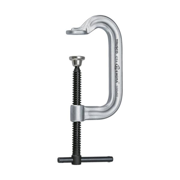 トラスコ中山 TRUSCO シャコ万力 口開100mmアゴ深さ60mm TC-100S 490-1550