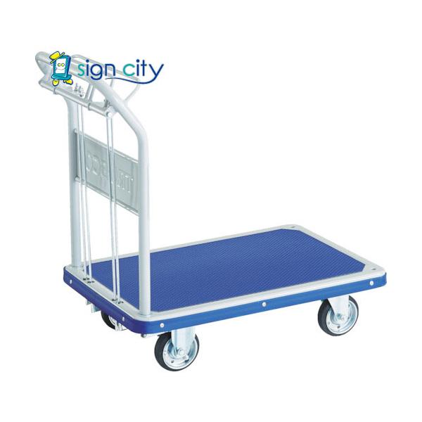 トラスコ TRUSCO プレス製台車 ドンキーカート 固定 915×615 ハンド式 ピン式2輪ストッパー付 制動ブレーキ付 302NKHBS 764-5147