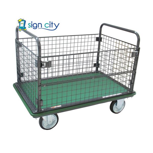 トラスコ TRUSCO ハイグレード運搬車 金網付 1200X750 507EBNA 555-8187