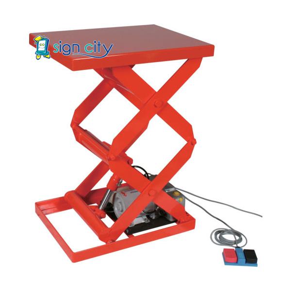 トラスコ テーブルリフト 500kg 電動Bねじ式 DC24Vバッテリー専用 750×1200mm 蛇腹付 HDL-L50712VJ-D2 トラスコ テーブルリフト（電動ボールねじ式） HDL-W1056R-D2送料無料