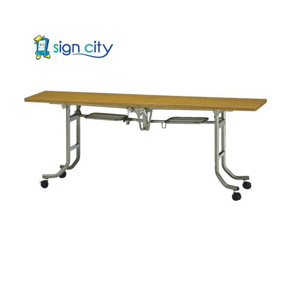 トラスコ中山 オレンジブック TRUSCO オフィス フライトテーブル 1800X900XH700 チーク FLT-1890 464-5774