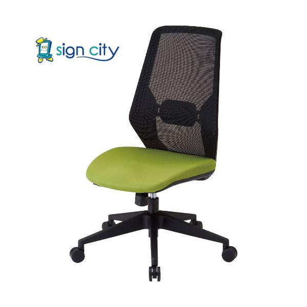 トラスコ TRUSCO メッシュハイバックチェア“VIENTO” ヤンググリーン